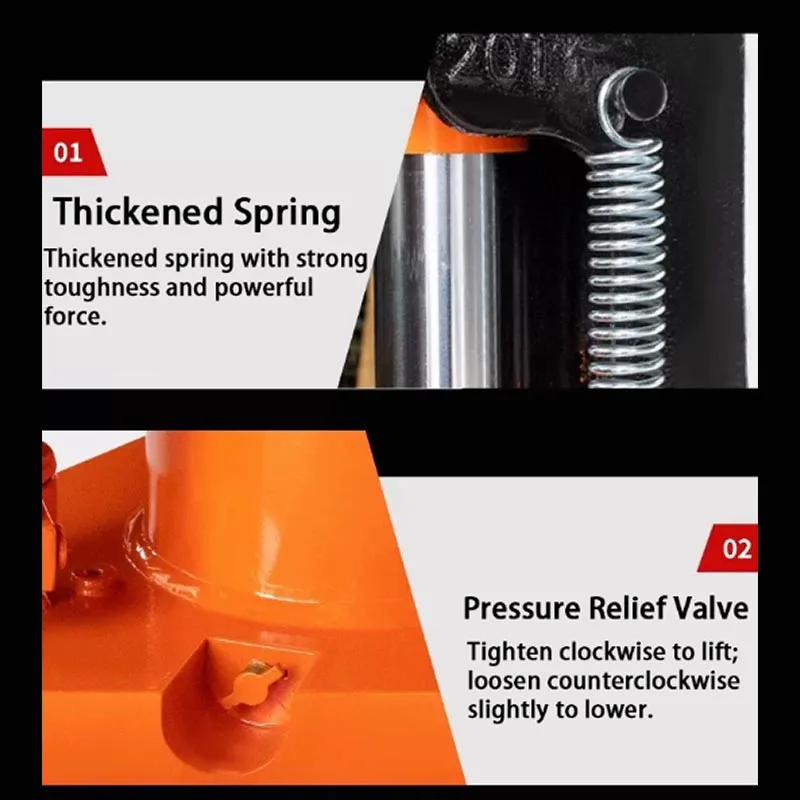 Hydraulic Toe Jack 10T Duckbill Vertical Span Top Pressure Heavy-duty Low Position Car Jack and Lifting Equipment Hydraulic Jack