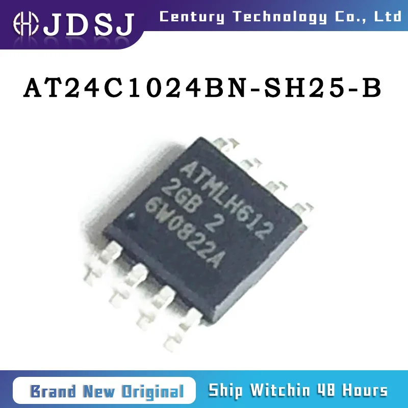 1PCS/10PCS/50PCS/100PCS AT24C1024BN-SH25-B AT24C1024BN IC EEPROM 1MBIT I2C 1MHZ 8SOIC Brand New Original Chip