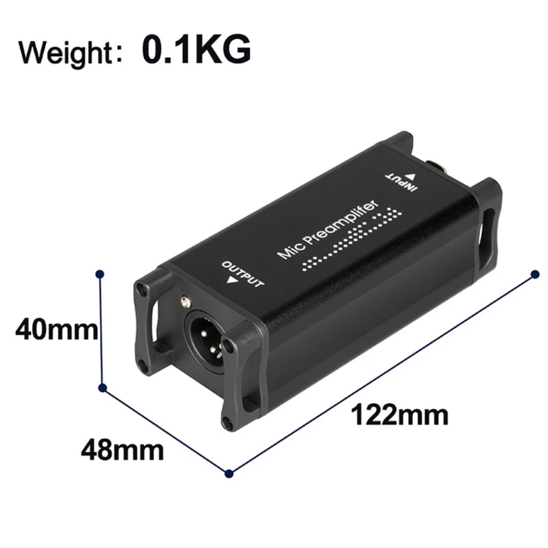 Preamplificador de Micrófono profesional Original MA-1, amplificador para micrófono dinámico y Micrófono de cinta pasiva