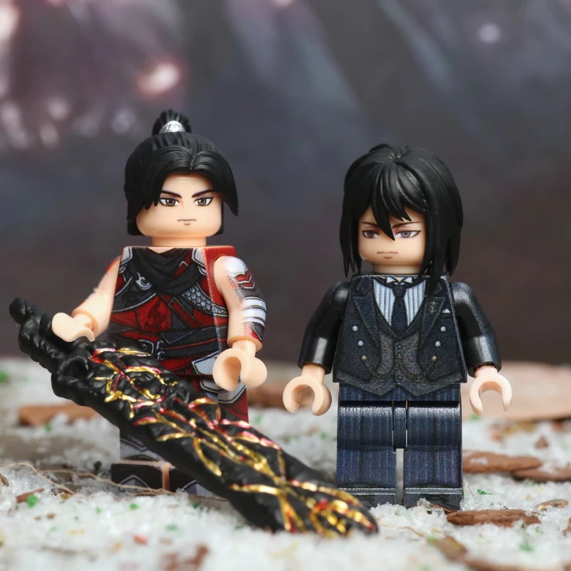 5cm Movie Figure Gojo Satoru Periphery PVC Model Assembled Building Blocks Statue in Stock Desktop Decorative Ornaments Gift Toy