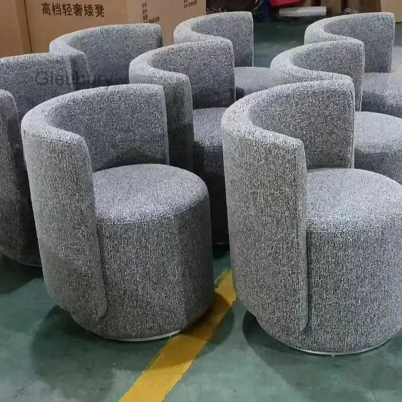 Function Auxiliary Stool Atmosphere Interior Comfortable Backrest Ottomans Accent Popular Living Room Furniture Le Tabouret XYDZ
