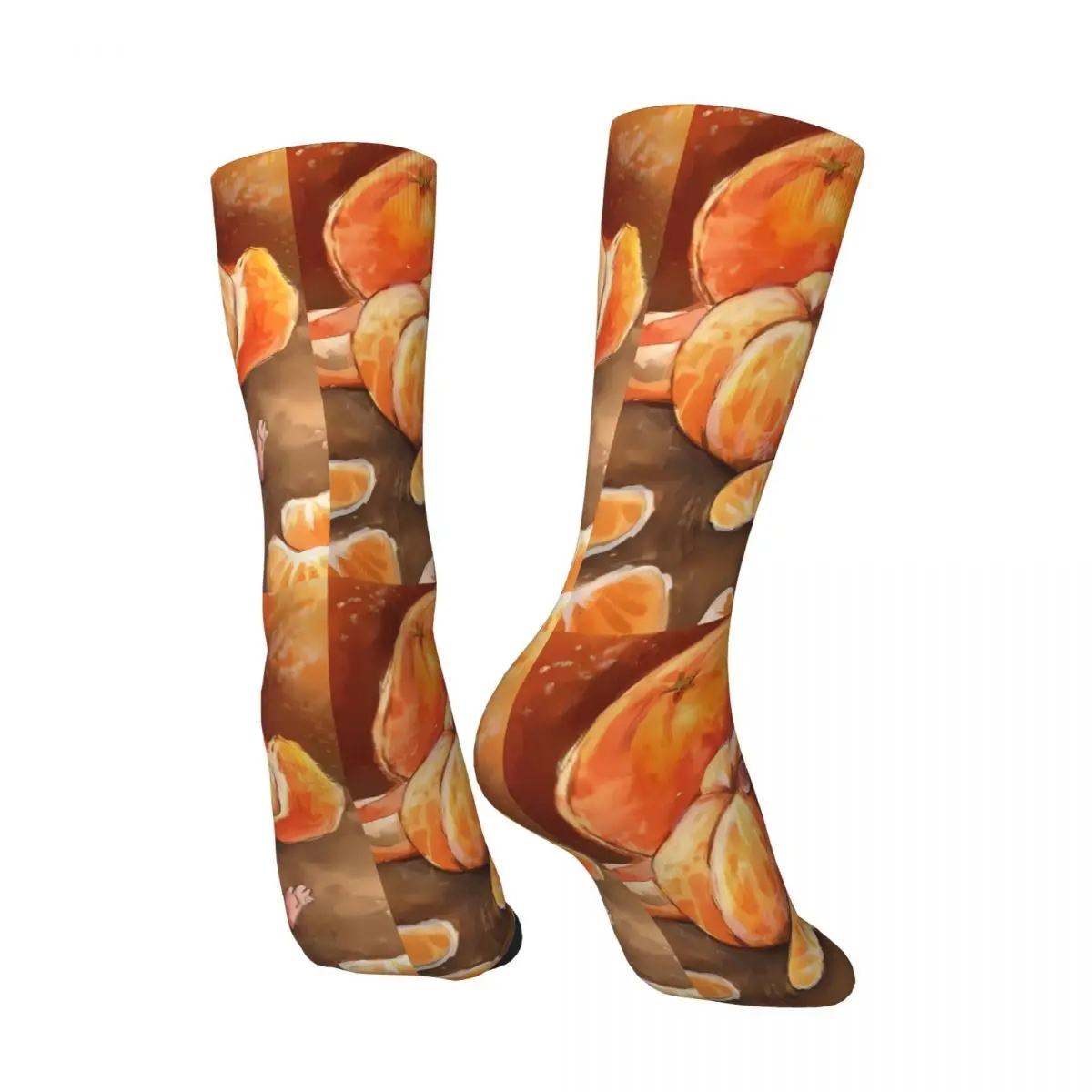 Mice Eat Oranges Sock Printed Man Polyester