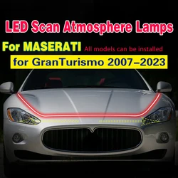 For Maserati GranTurismo 2007-2023 Car DRL 12V LED Daytime Running Light With Start Scan Auto Headlights Waterproof Fog Lamp