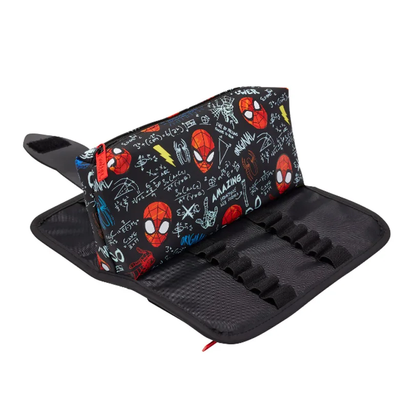 Serie Smiggle australiana stampa Spider-Man custodia per penna con fibbia per bambini borsa per penna di grande capacità per studenti regalo per