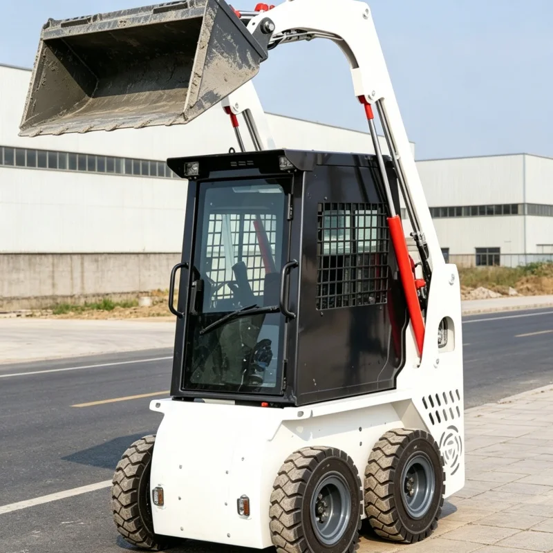 

Customized Ride-on Skid Steer Loader, Mini Multifunctional Skid Steer, Specialized Construction Handling Equipment