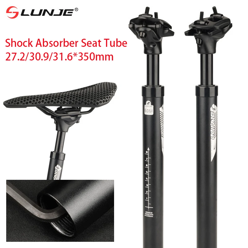 

Shock Bicycle Seat Post 27.2/30.9/31.6mm Mountain Bike Seat Tube Aluminum Alloy Spring Seat Rod 350mm Bicycle Parts