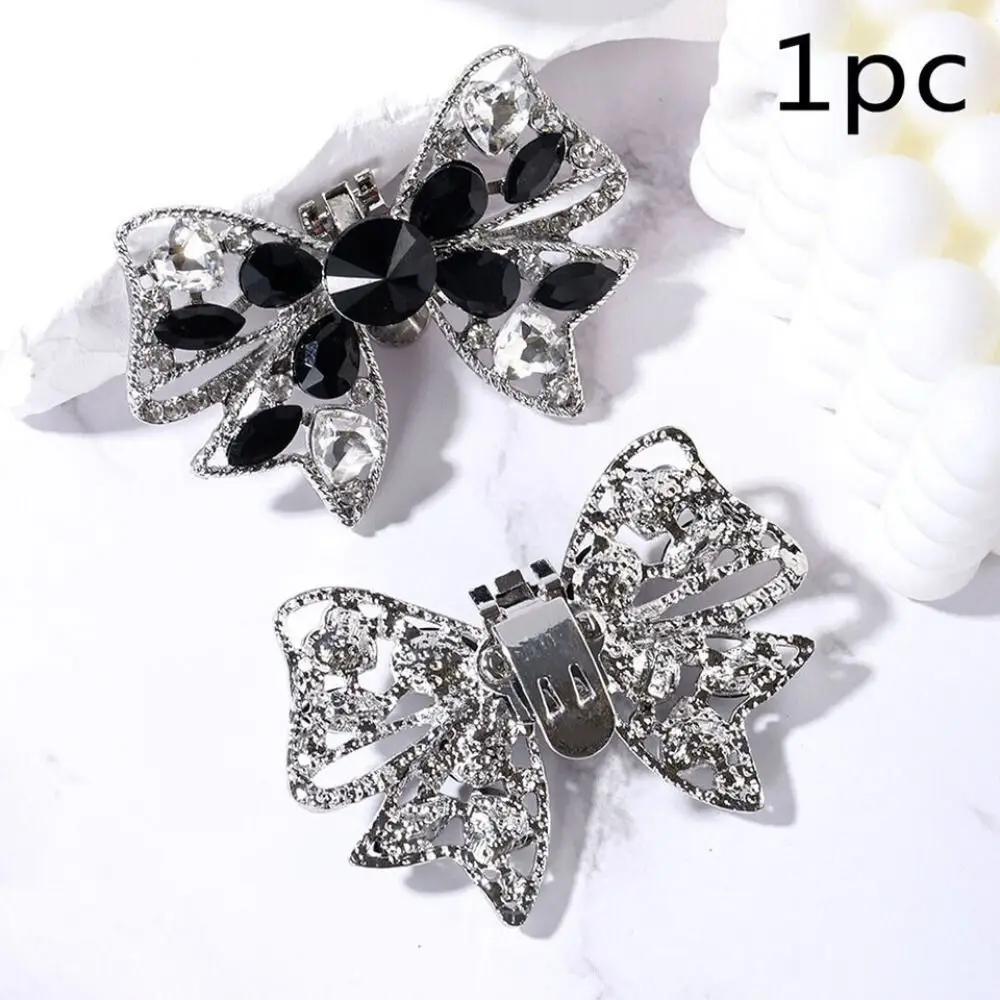 Fashion Rhinestone Shoe Clips Bowknot High Heel Shoes Buckles Removable Charm Jewelry Bridal Shoes Decorations
