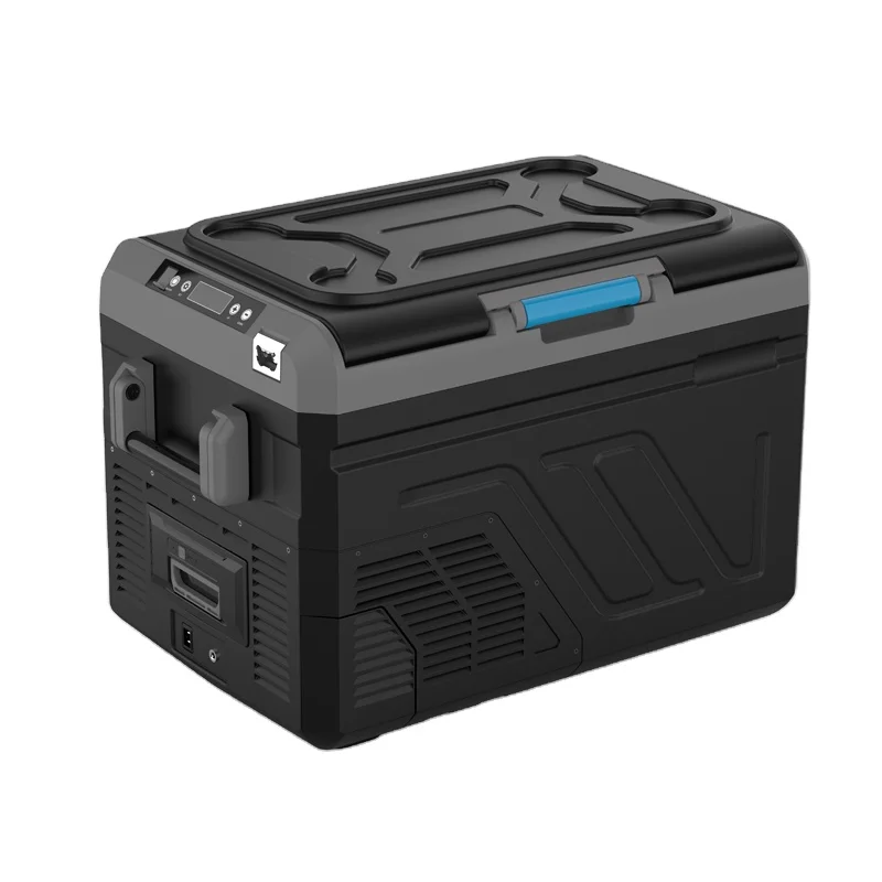 Wholesale 40l Portable Car Fridge Camp Refrigerated Compressor 12 Volt Freezer Box Car Camping Fridge