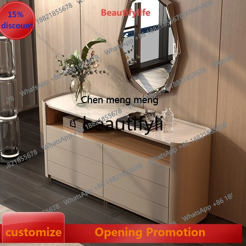 

B7304 ss Minimalist Sideboard Cabinet Wall-Mounted Integrated Living Room Home Simple Dining Room Decorative Cabinet Storage