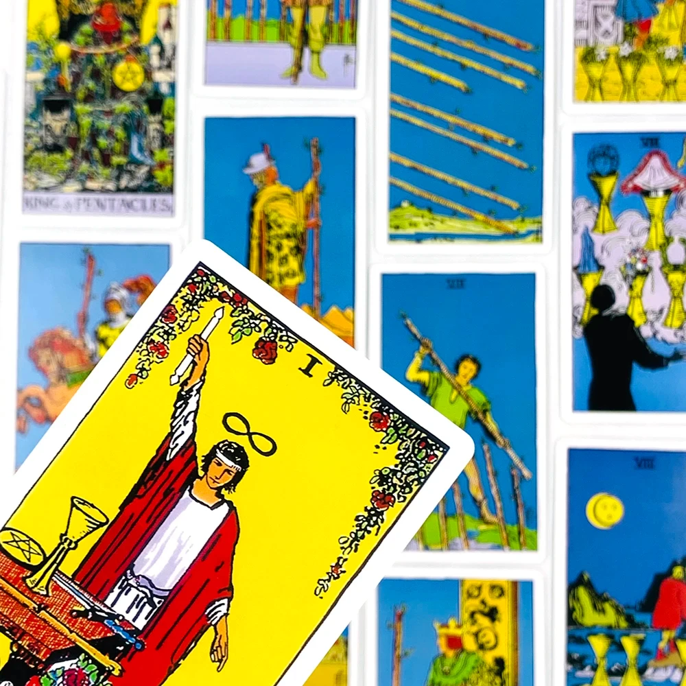 Carte de Tarot classique The Rider, Version anglaise/espagnole, jeu de société de Divination, jeux de vacances, jeu de Tarot d'attente, livret, jouet