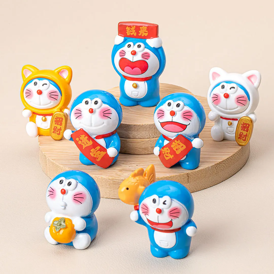 

Cartoon Doraemon Cute Grain Ornaments Creative Doraemon Desktop Small Ornaments Car Mini Diy Accessories Birthday Gift
