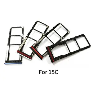 Bilashmart Xiaomi Redmi 15C SIM Card Tray Slot Holder Adapter Socket Repair Parts