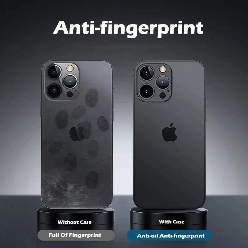Neue, ultradünne, matte Handyhülle für iPhone 11, 12, 13, 14, 15, 16 Plus, Pro Max, Mini, X, XR, XS Max – schlanke Schutzhüllen. – Detail 3