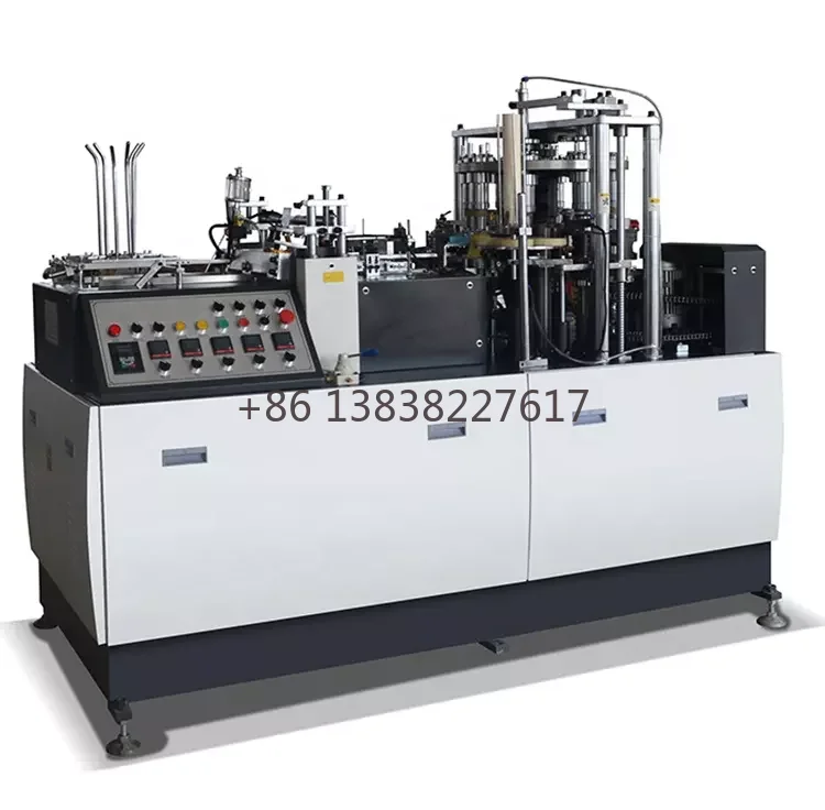 Fully Automatic Paper Cup Making Machine 90PCS/Min 1.5‑16OZ Flexo Printing Custom Logo Disposable Paper Cup Maker
