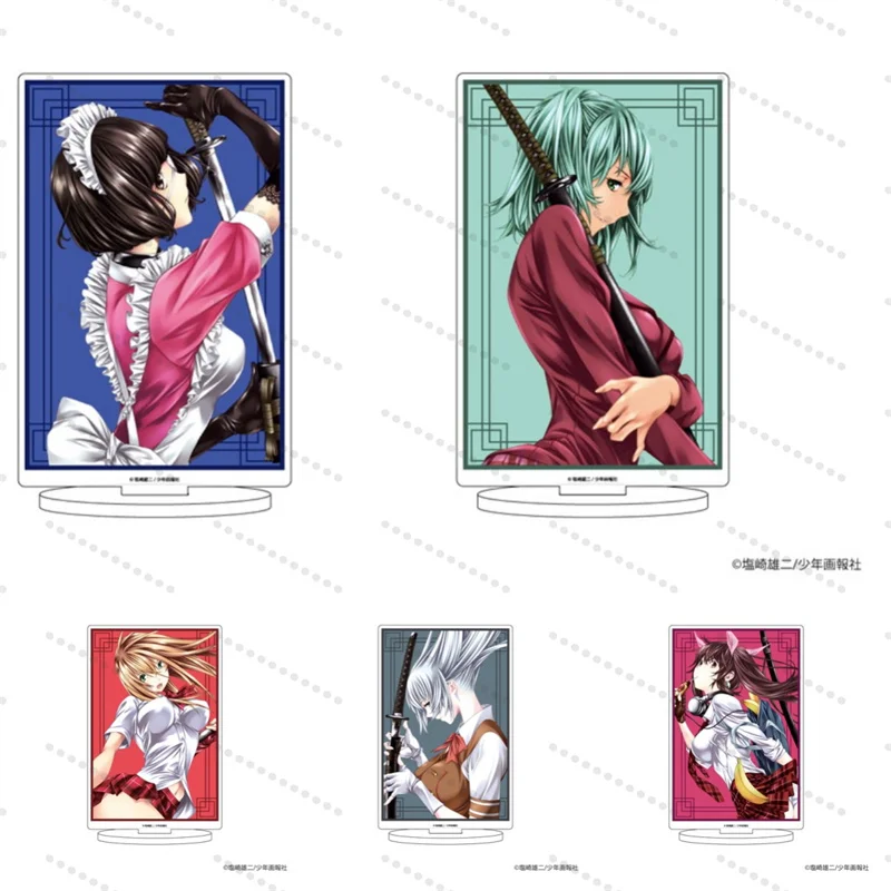 

HOT Ikkitousen 15CM Acrylic standing desktop ornaments and small presents signs as gifts for Fans friends