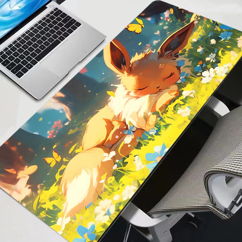 Pokemon Pikachu 90x40cm Mouse Pad Gamer Large Computer Notebook Pc Mousepad Carpet Gaming Accessories Keyboard Desk Mat