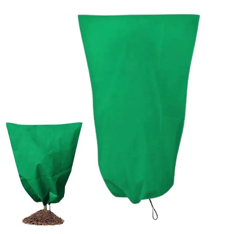 

Plant Covers Freeze Protection Frost Cover Bag for Plants Waterproof Warm Plant Protection Cover Bags with Drawstring for Plants