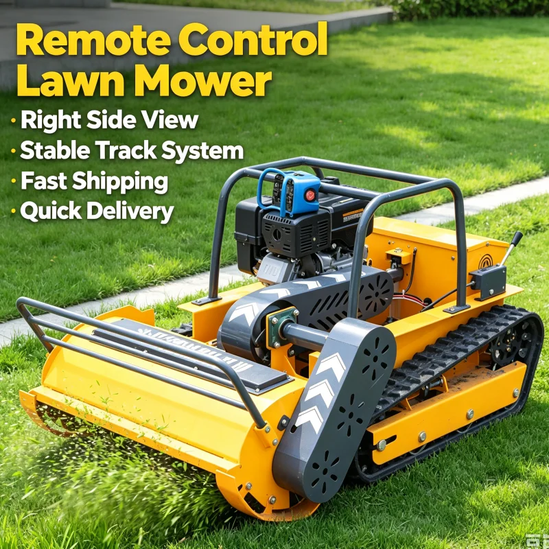 Customized Factory Direct Fast Shipping Remote Control Lawn Mower Lawn Mower Robot 4 Stroke For Farm Lawn