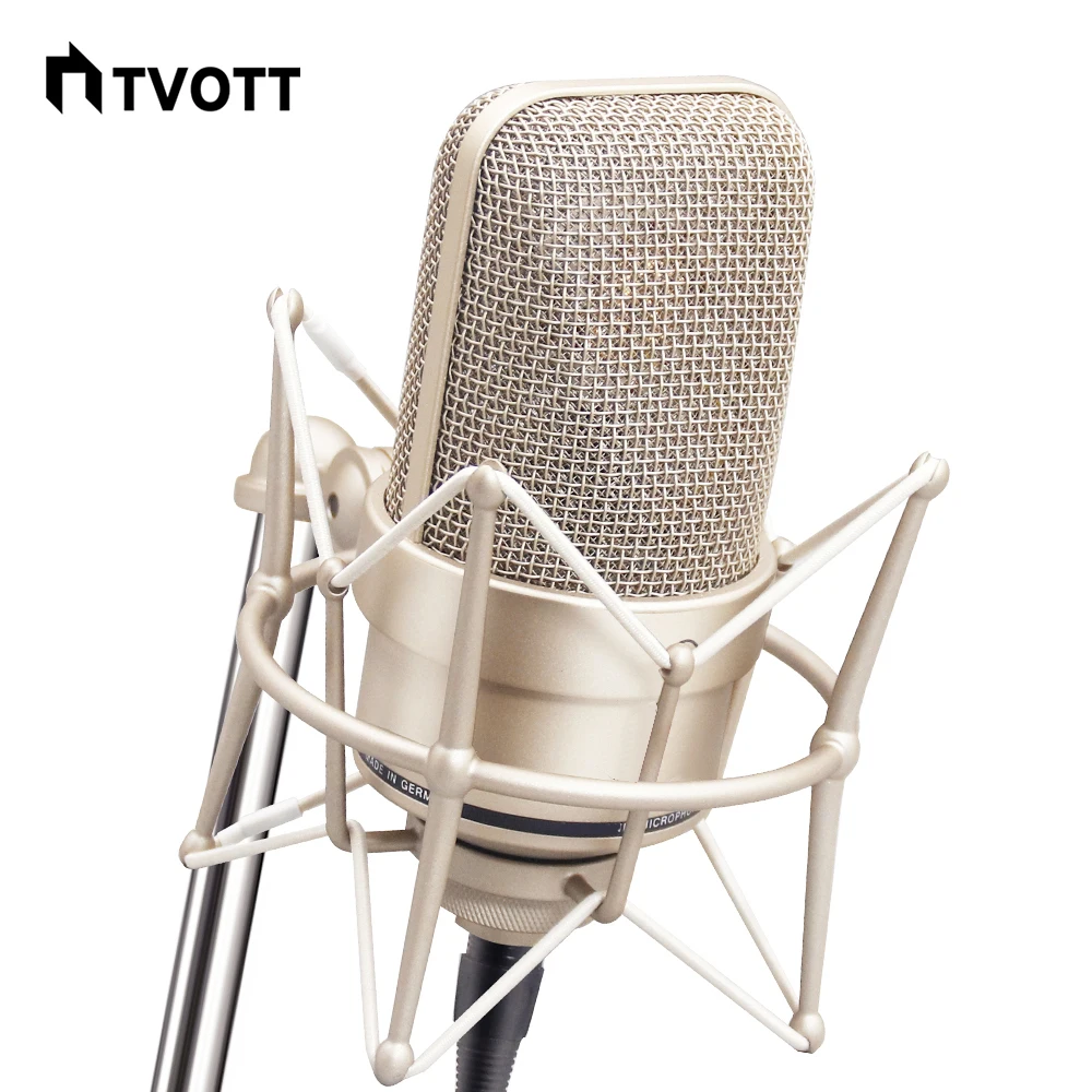 49 Professional Metal Condenser Microphone Noise-Cancelling for Studio Recording & Live Broadcast Clear Human Voice Capture