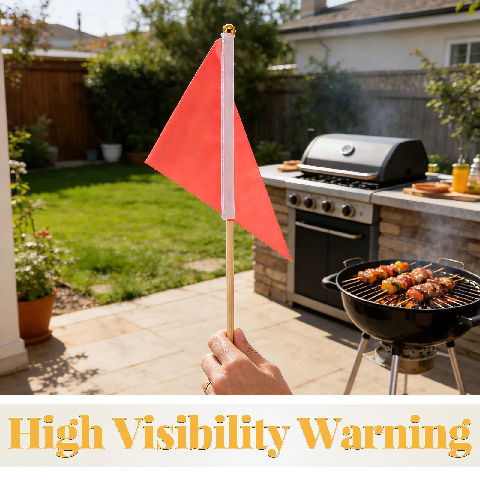 16Pcs Colorful Marking Flags Triangular Garden Marker Flags for Yard Lawn Landscaping Survey Property Boundary Safety Flag