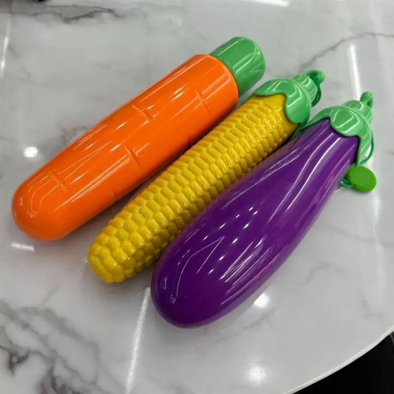 

Портативный креативный зонт с забавным морковным дизайном, водонепроницаемый солнцезащитный зонт с защитой от ультрафиолета, двусторонний устойчивый к атмосферным воздействиям школьный зонт