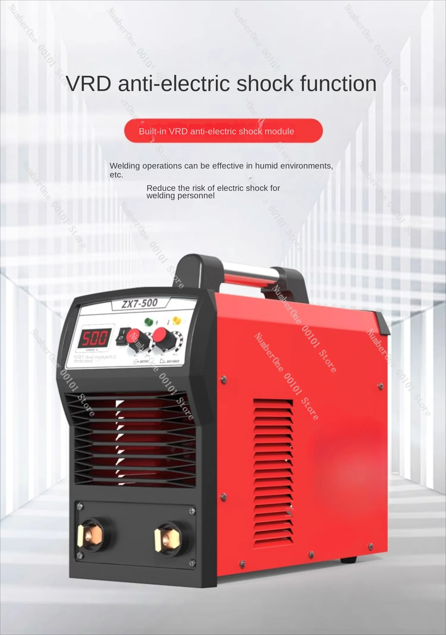 Welding machine 400 type 500 industrial grade three-phase 380v high-power dual-purpose all-copper inverter DC welding machine