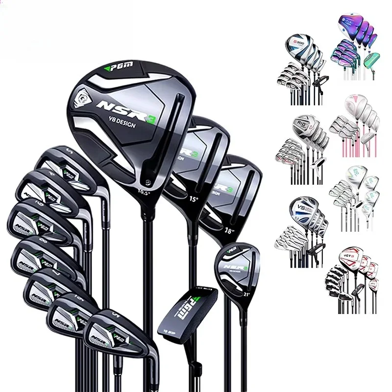 Customized Complete Golf Clubs Set Manufacturer Wholesale Full Black Golf Clubs for Beginner Intermediate Players