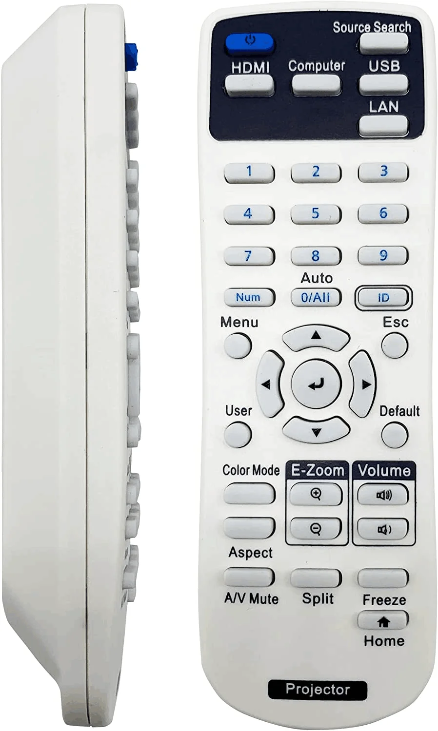 Remote Controller for Epson Projectors BrightLink 1480Fi EX3280 EX5280 EX9230 Home Cinema 880 PowerLite 118/1288 Pro EX7280