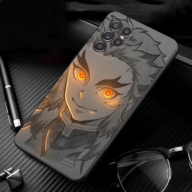 Anime Demon Slayer Phone Case for Samsung S24 S23 S22 S21 S20 Ultra S20 S22 S21 S10E S20 FE S24 Plus