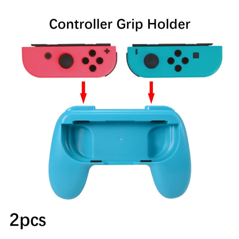 2pcs Grips For Nintendo Switch Portable Handle Game Console Joy-Con Left Right Controller