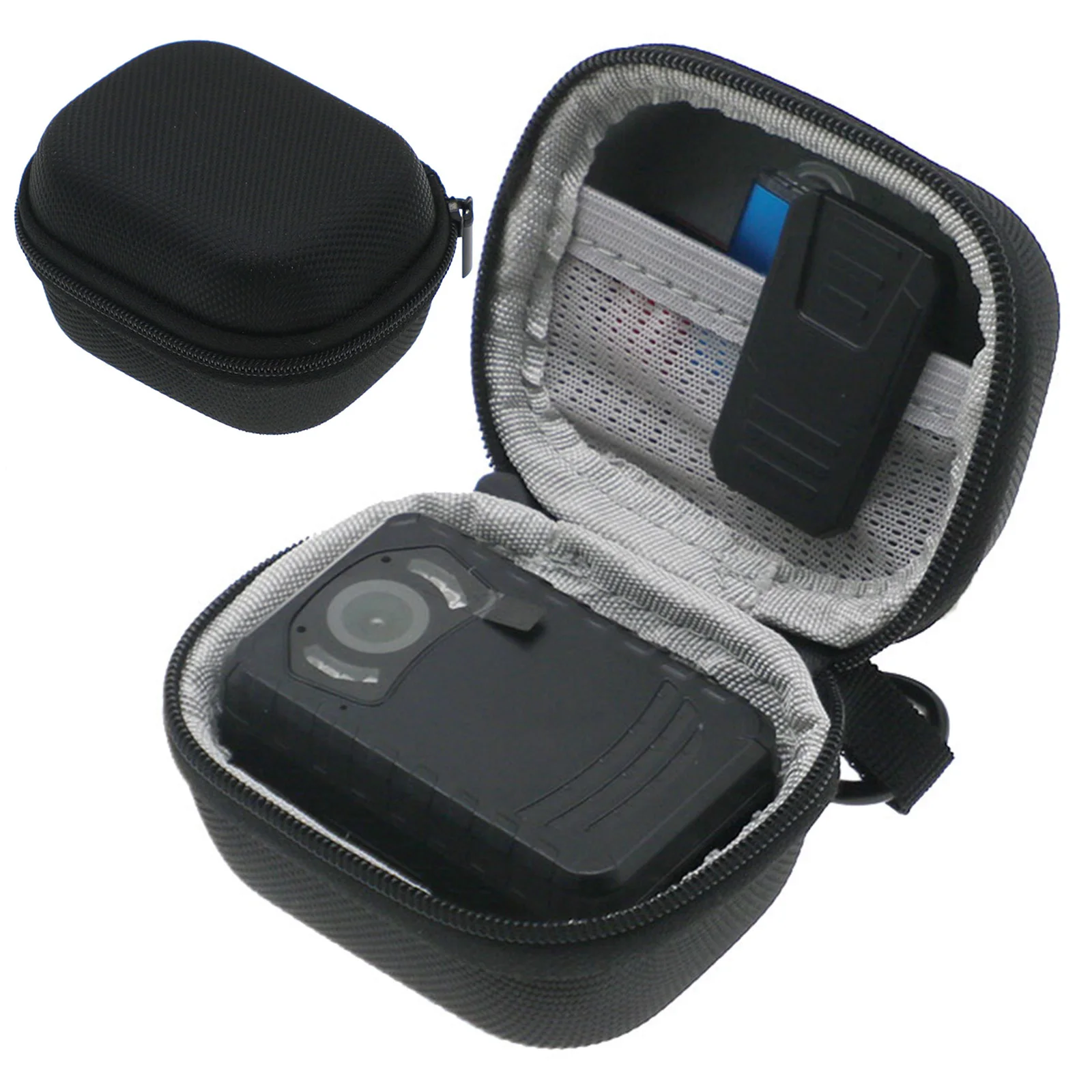 Hard Protective Storage Case for BOBLOV N9 Mini Body Camera Small Cameras Pouch with Zipper Scratch-Resistant