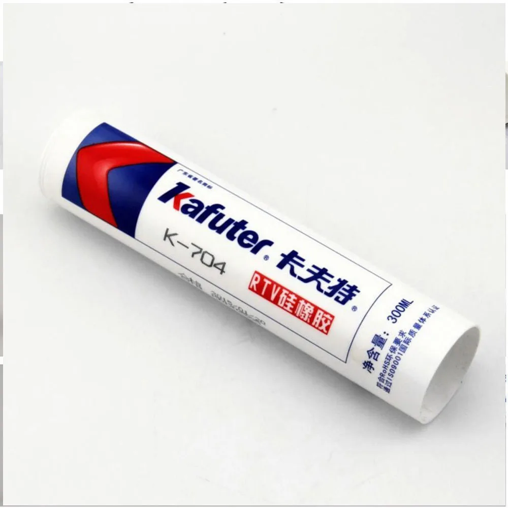 Kafuter K-704 705 704B 300ml Silicone Sealant Neutral Cure Adhesive Waterproof RTV Silicone Glue for Glass Metal Ceramic Sealing