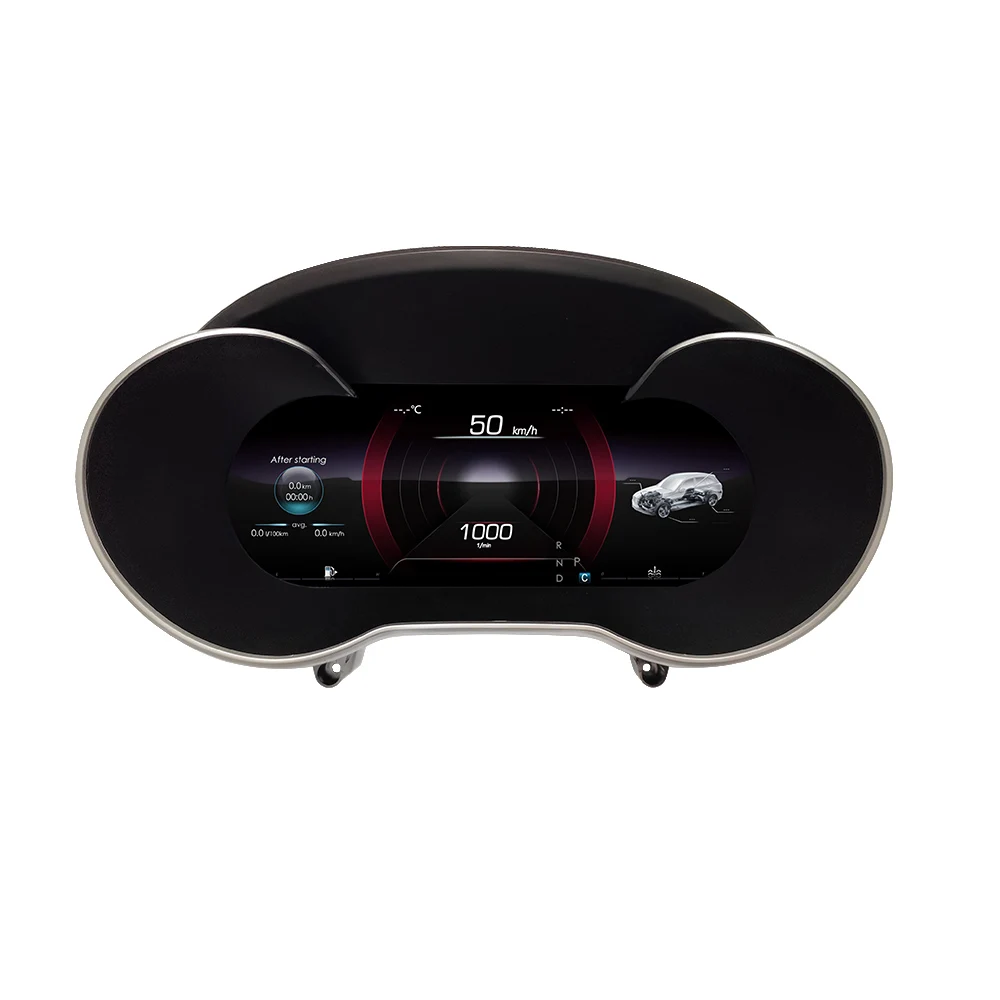 Car Digital Cluster Virtual Cockpit Speed Meter Screen for  C Class W205 GLC X205 2015-2018 Media Player Dashboard