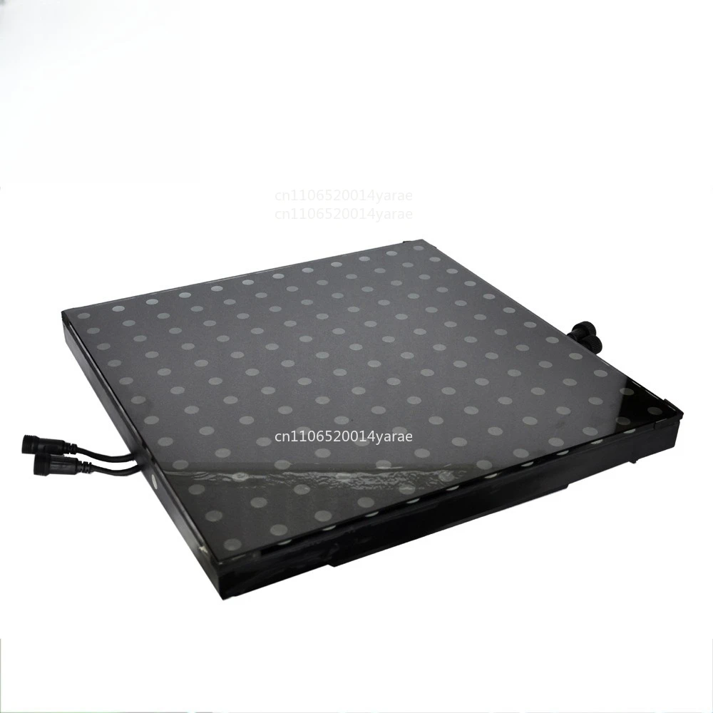 

Светодиодный светильник для танцпола RGB, трехцветный световой эффект, 12x12, цифровой светильник из закаленного стекла для напольной плитки