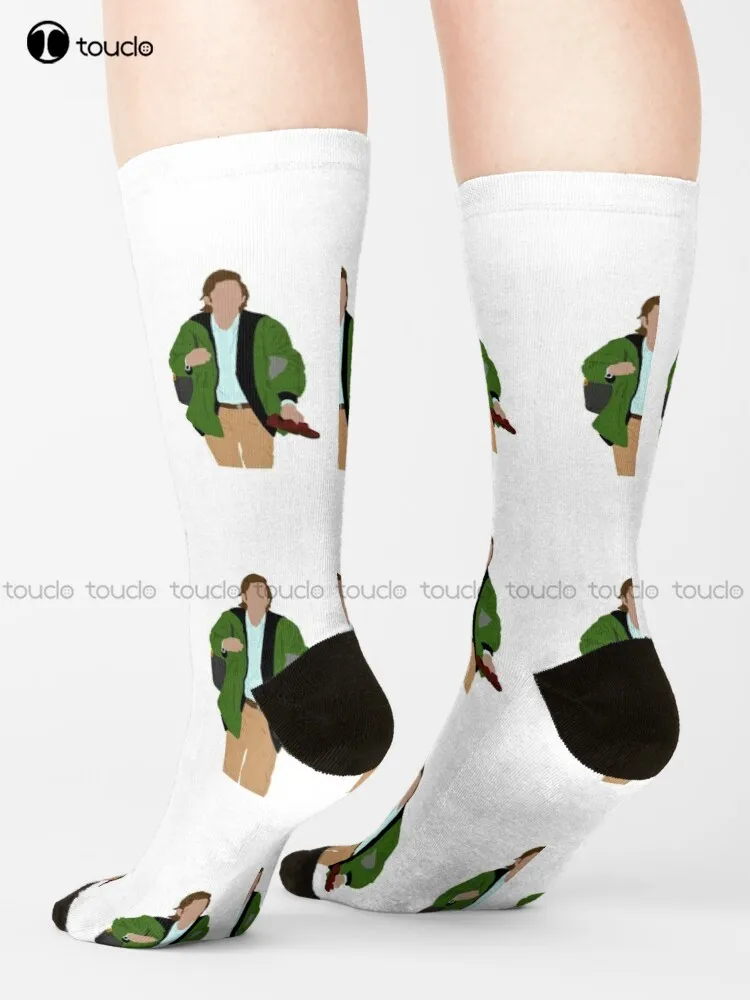 

Cousin Greg | Succession Character Print | Tv Show | Minimalist Socks Orange Socks Unisex Adult Teen Youth Socks Gift Retro Art