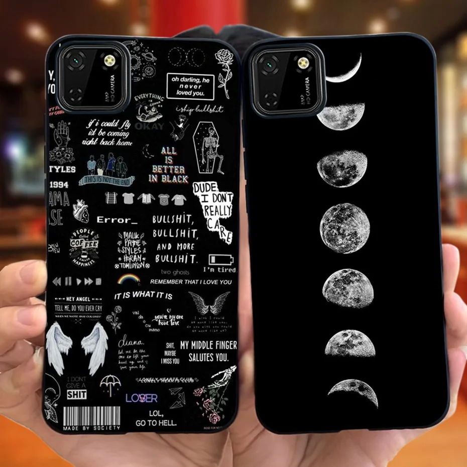 Fashion Phone Case For Huawei Y5p DRA-LX9 Candy Color Soft Silicone TPU Bumper For Huawei Y5P 2020 Y 5P Back Cover