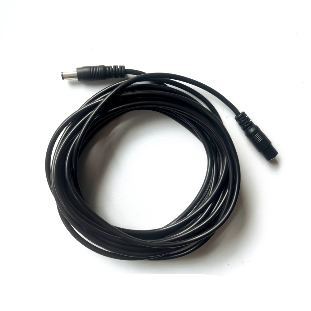 DC Extension Cable with 1 to 4 Splitter 3/5/10/20/30 Meters 5.5*2.1mm Connector for Power LEDs CCTV Camera Power Extension Wires