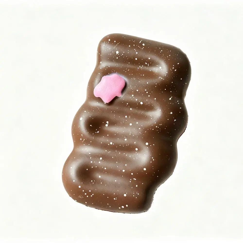 Moist Thick Round Bunny Bun Squeeze Finger Suction Slow Rising Bear Toast Squishy Soft Texture Pinch Chocolate Sensory Fidget