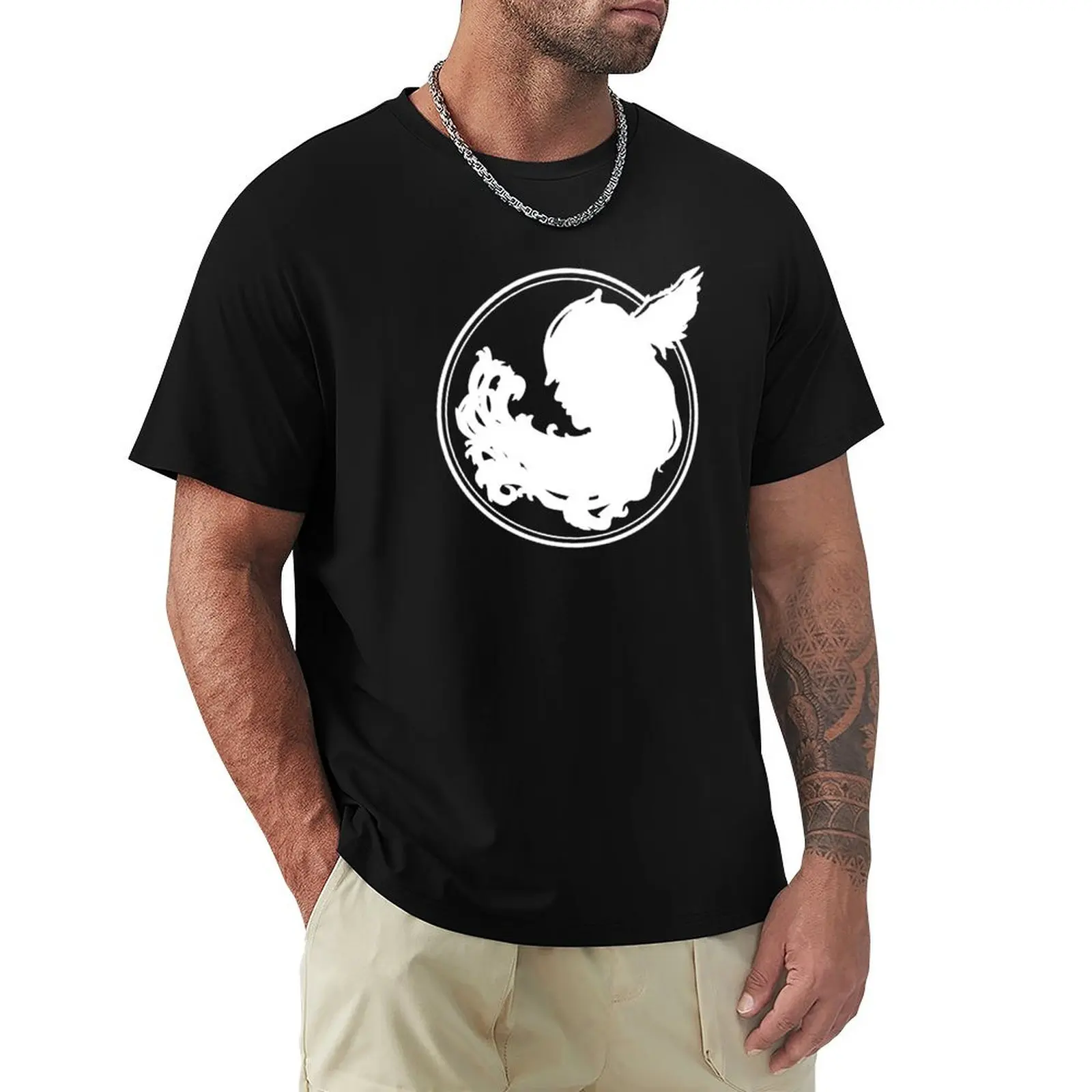 Valkyrie Profile Logo Light T-Shirt Big and Tall Loose Fit T-Shirt