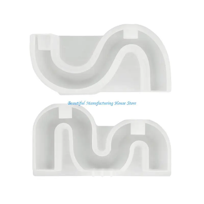 

E56A Professional Grade Making Molds Heat Resistant Arched Silicone Forms for Candle Accessory and Home Decors