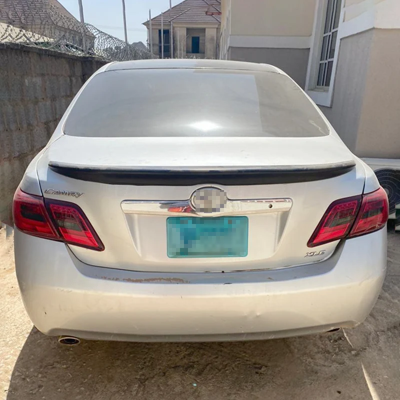 2007-2011 Toyota Camry Sedan 뒷 트렁크 리드 스포일러 립 윙 ABS 소재 자동차 튜닝 부품 바디 키트 장식 액세서리