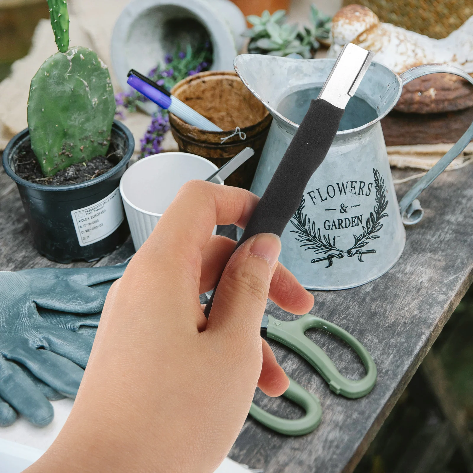 

Scissor Sharpener Ergonomic Garden Household Multi-Purpose Cutlery Sharpener Tool For Chef Handheld Manual