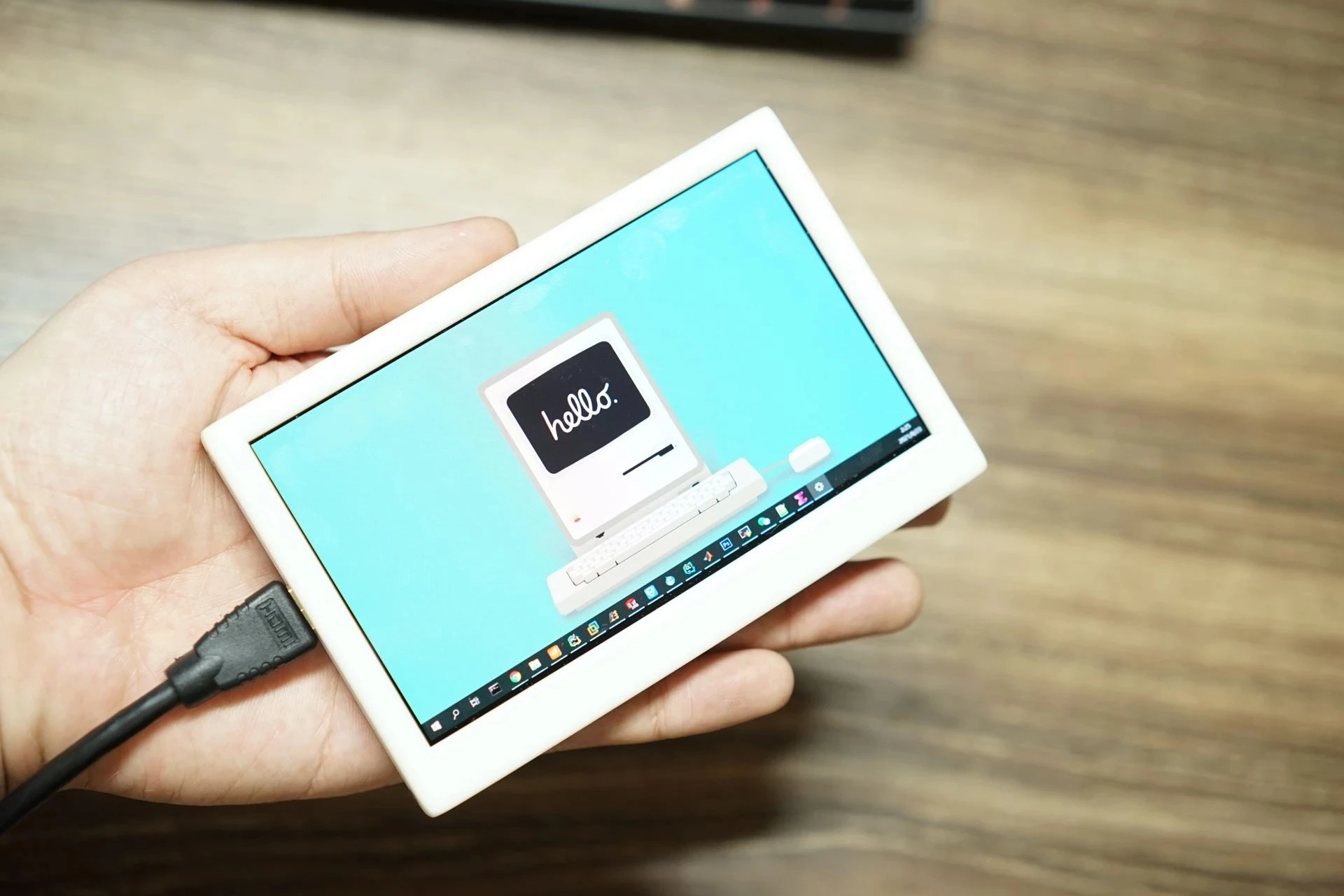 new5 Inch IPS LCD Monitor Display AMOLED  PocketLCD With battery Portable Screen Mini Display