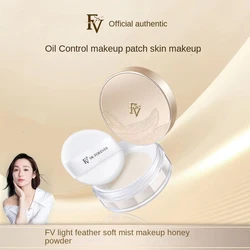 FV Loose Powder with Puff Mineral Waterproof Matte Setting Powder Finish Makeup Oil-control Professional Cosmetics for Women