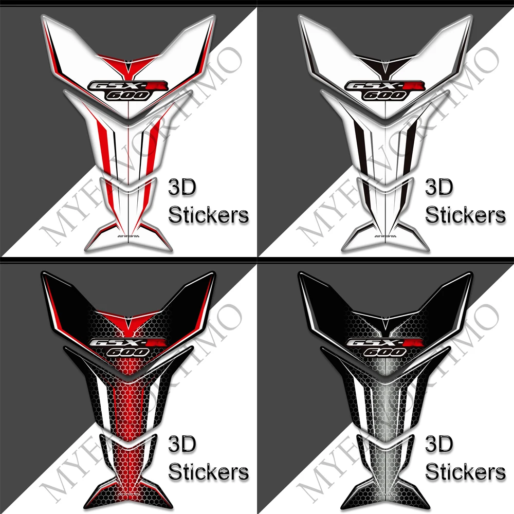 For Suzuki GSX-R600 GSXR600 GSXR GSX-R 600 GSX R600 600Z Motorcycle Stickers Decals Knee Protector Gas Fuel Oil Tank Pad Grips