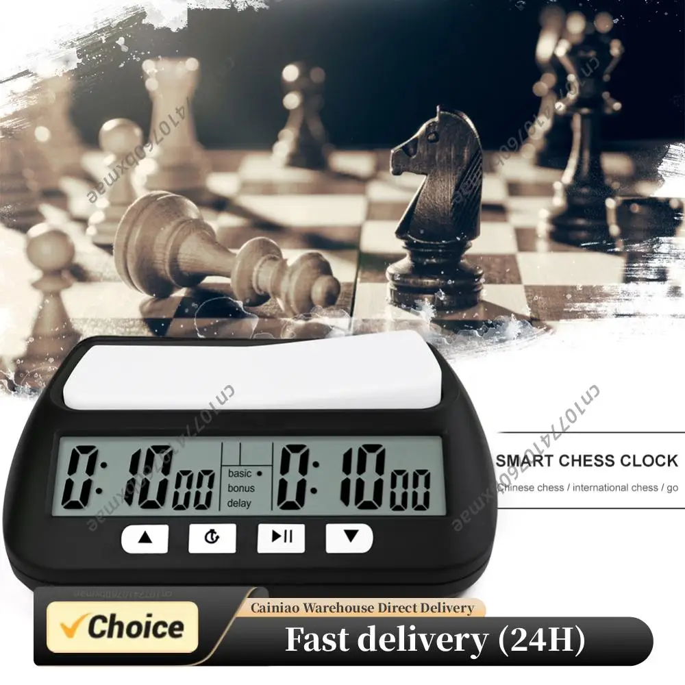 Professional Board Game Stopwatch Count Up Down Competition Hour Meter Table Games Chess Clock Timer for International Chess
