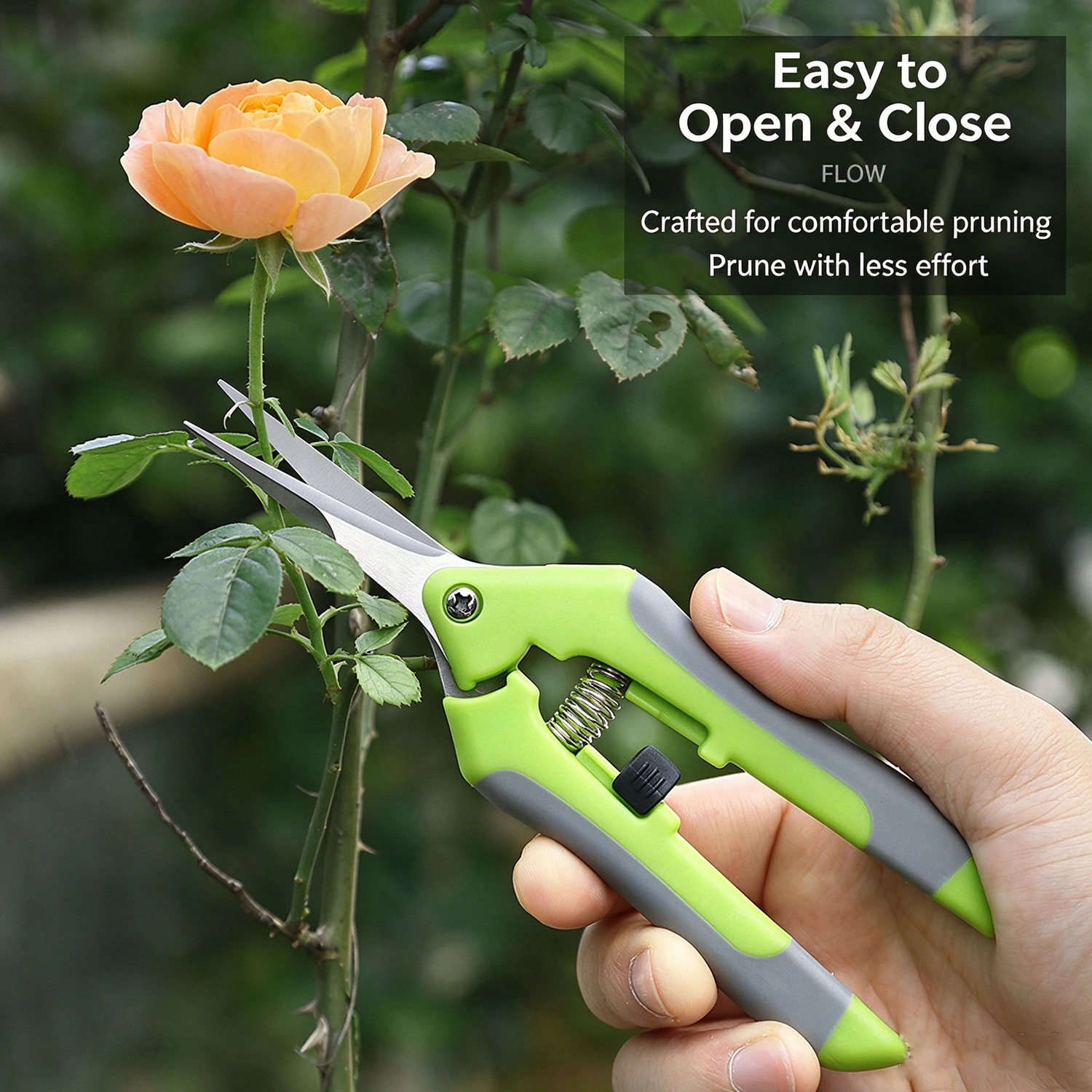 7 Inch Garden Pruning Shears Multi Function Fruit Picking Flower Branch Scissors Hand Pruner for Plant Trimming