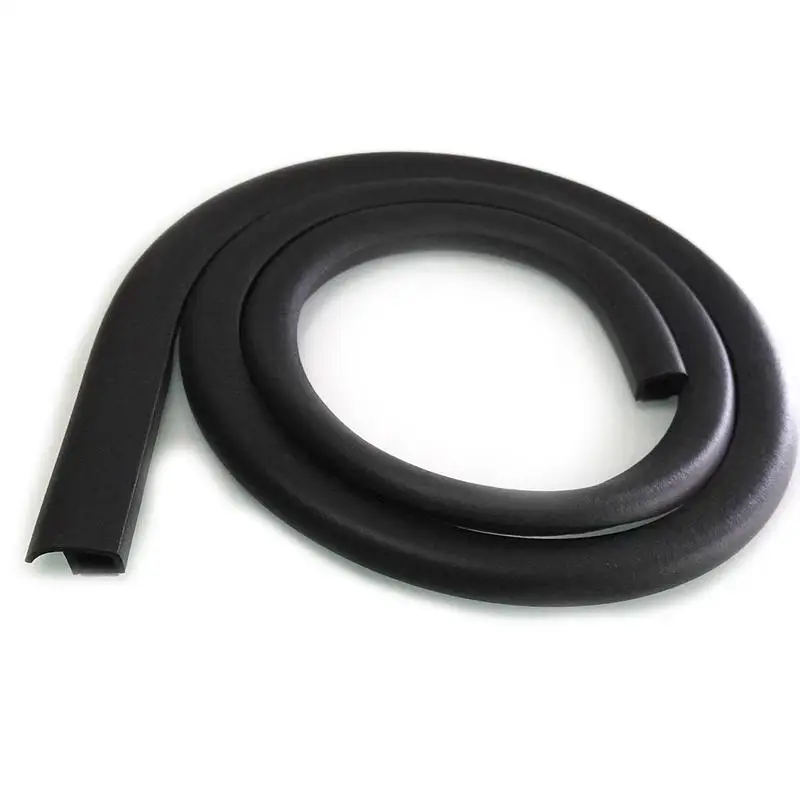 4 Meters P Type Car Door Seal Strip EPDM Noise Insulation Anti-Dust Soundproofing Car Rubber Seal