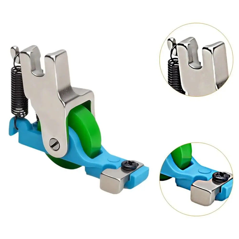 Adjustable Invisible Zipper Foot T36LN Plastic Wheel Zipper Guide Roller Presser Foot for Industrial Sewing Machine Parts