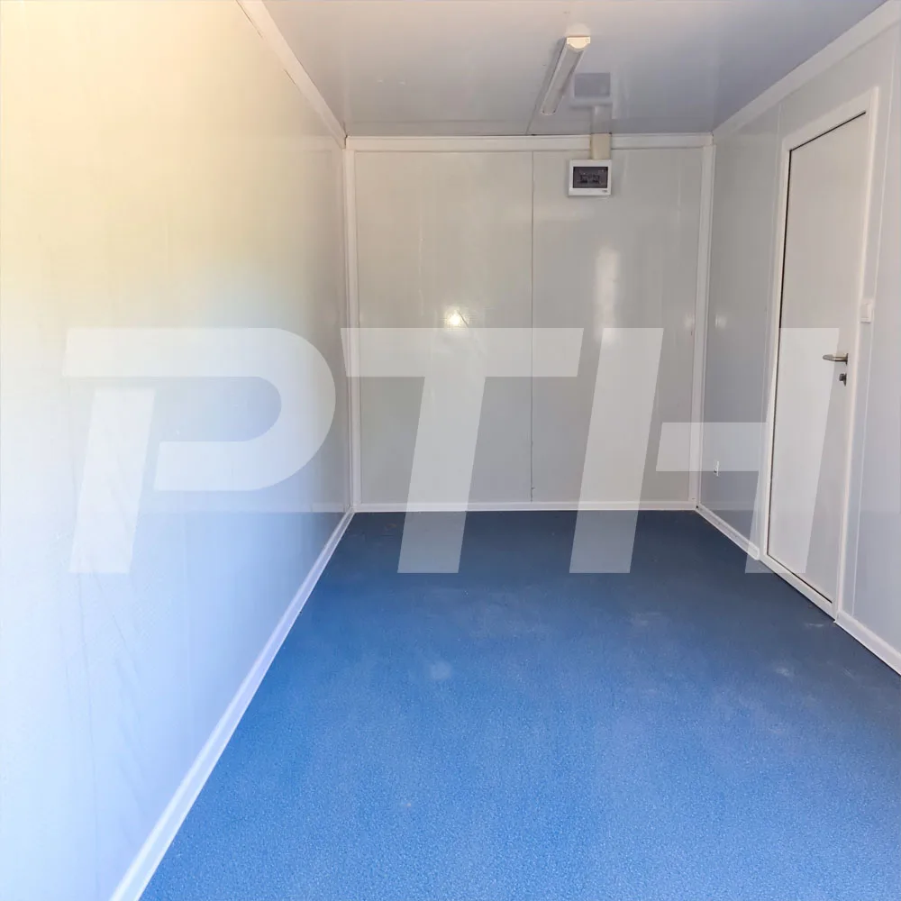 Vendas diretas da fábrica barato fácil instalação casa pré-fabricada do contêiner do local de obras de 20 pés